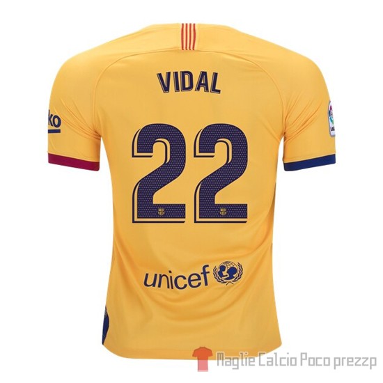 Maglia Barcellona Giocatore Vidal Away 2019/2020 - Clicca l'immagine per chiudere